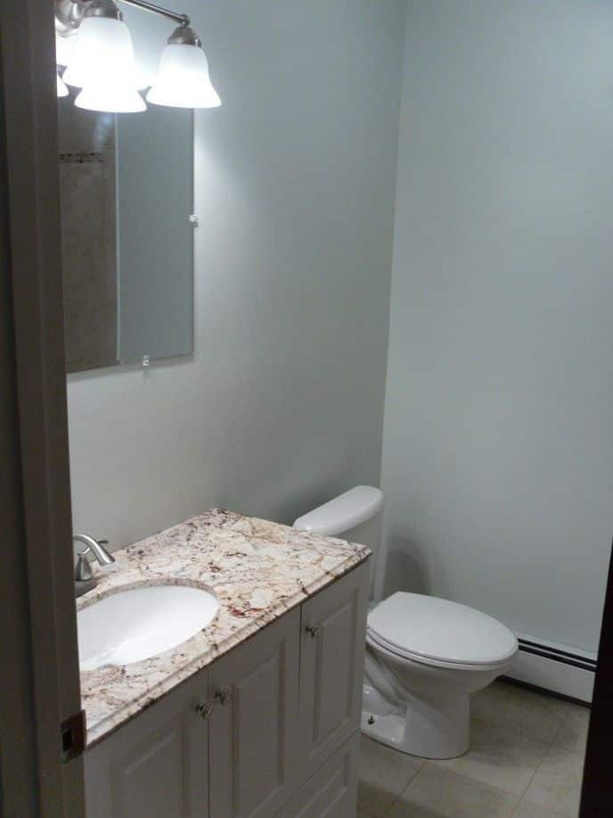 Bathroom Vanity and Toilet, bathroom remodel DIY