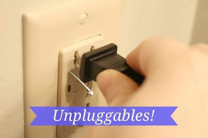 Unplug Appliances and Electronics to Save Energy