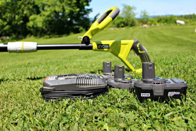Ryobi One Weed Trimmer Battery