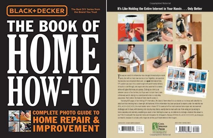 Best DIY Home Improvement Books Black and Decker Home Repair Book