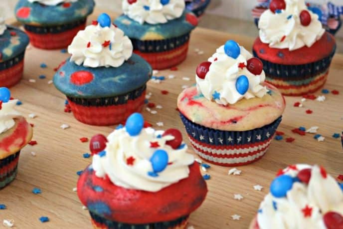 Patriotic Cupcakes Recipe