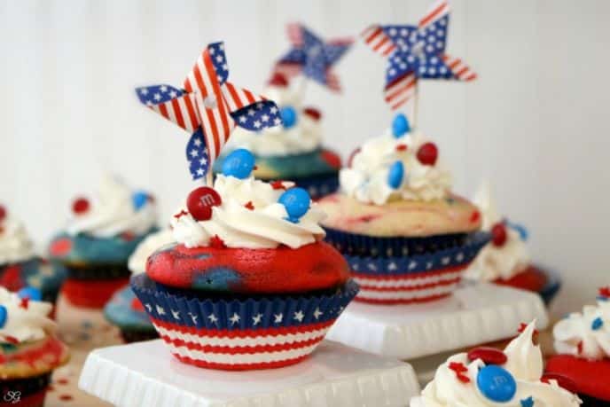 Patriotic Cupcake Recipe