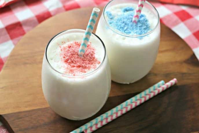 Frozen Milk Punch Skittles Dessert Recipe