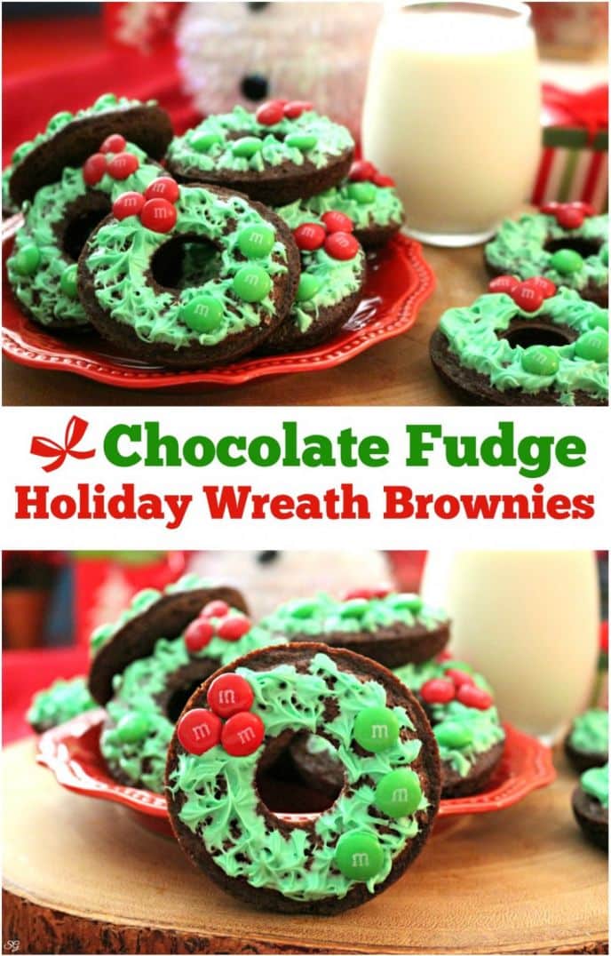 How to Make Christmas Brownies Chocolate fudge holiday wreath brownies are a tasty holiday treat! Spend time with family baking these wreath brownies. Check out this easy wreath brownie recipe!