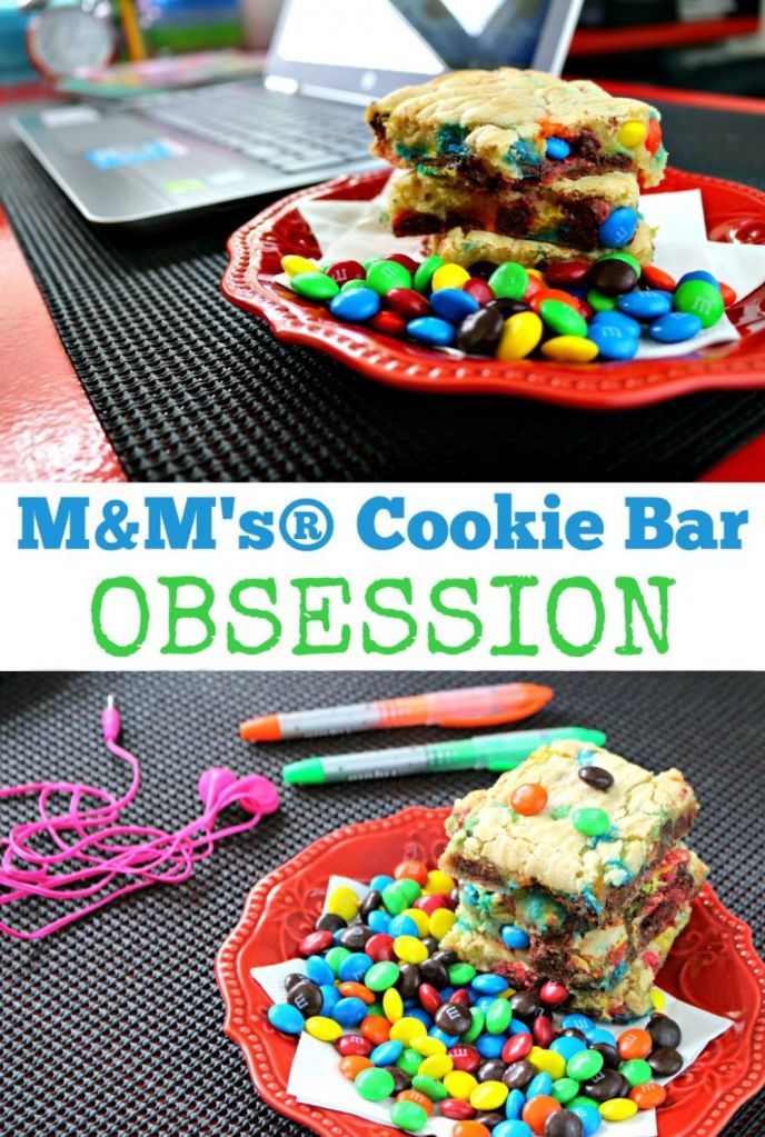 Another fun recipe from the #SweetSquad! This M&M's® cookie bars recipe will be your new obsession. Easy, delicious and of course includes M&M's® candies!