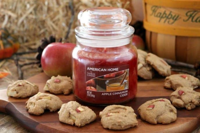 Apple Cinnamon Cookies and Candle Gift