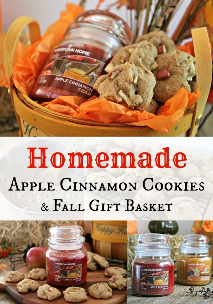 Apple Cinnamon Cookie Recipe and Gift Basket