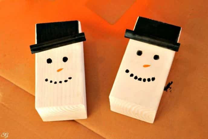 DIY Snowman Winter Decoration Idea Tutorial