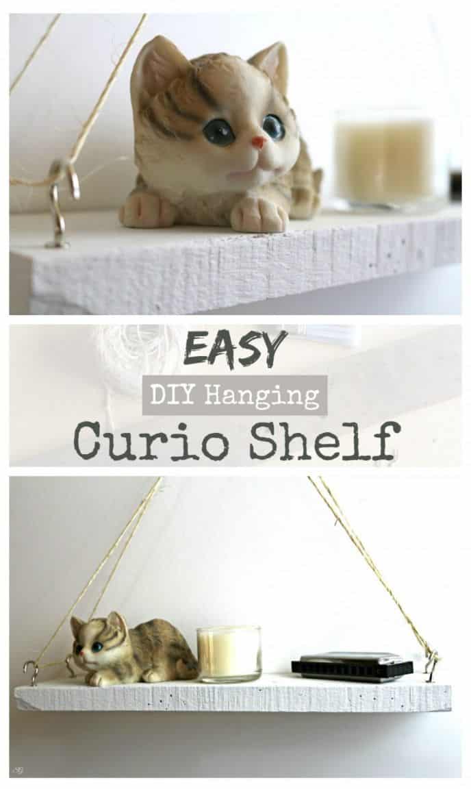 How do you build a hanging shelf? It's EASY and I will show you how! I'll even share a shop secret with you while we're building this shelf! Click to learn more!