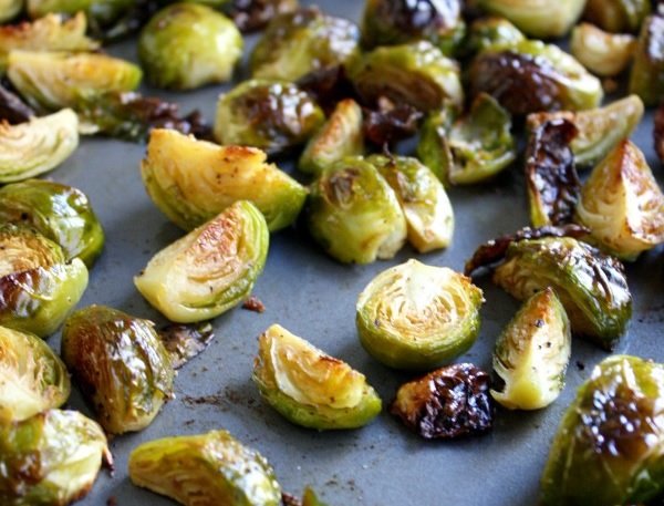 Christmas Roasted Brussels Sprouts