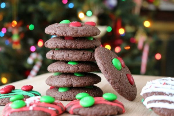 Chocolate Peppermint Cookies from Cake Mix