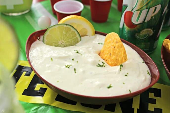 7UP Party Dip Recipe. A party dip infused with 7UP Lemon Lime Soda
