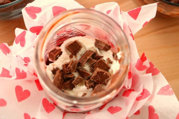 Chocolate Trifle with Candy Bar Layer