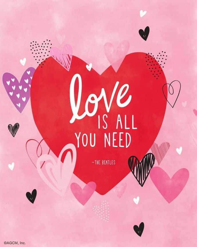 Love Is All You Need Printable Quote