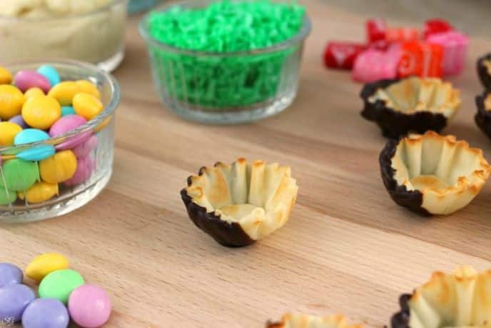 Easter Fillo Cup Pudding Snacks