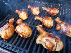Grill drumsticks on the BBQ very easy grilling method for chicken drumsticks to make them tender, juicy, and fall off the bone.