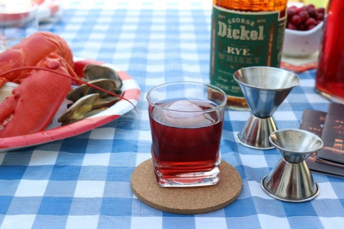 Rock Lobster Cranberry Whiskey Drink