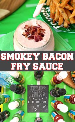 Bacon French Fry Dipping Sauce EASY Smokey Bacon Fry Sauce Recipe! Check out this bacon loaded french fry sauce recipe you can make with just a few ingredients! #KingOfFlavor #FieldToBottle 