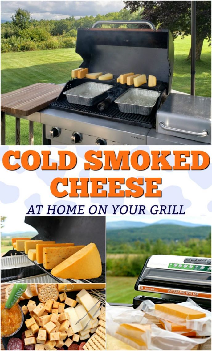 Smoked Cheese On A Grill - An Easy How To Tutorial!, Learn how to cold smoke cheese on your BBQ grill. Making cold smoked cheese is real easy to do, and today is the day you're going to learn! Follow this tutorial and learn how we smoke cheese and #SealToSavor with the FoodSaver® FM5200 Vacuum Sealing System! #grill #grilling #smokedcheese #cheese #food 
