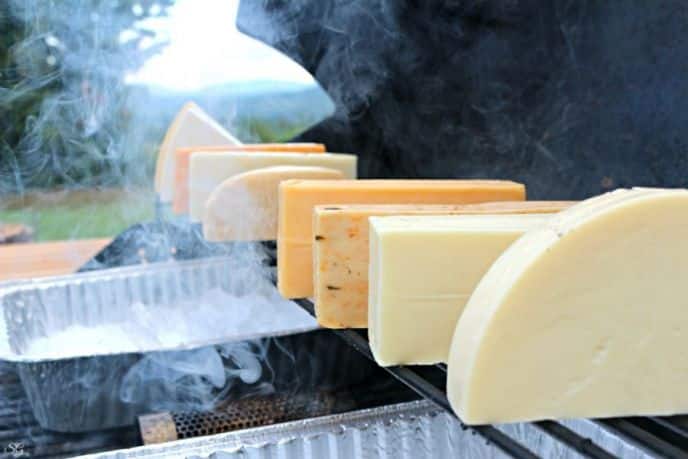 Smoked Cheese On A Grill - An Easy How To Tutorial!, Cold smoking cheese on a BBQ grill.