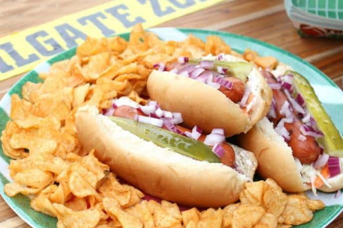 30 Super Bowl Snacks, Apps and Football Party Food!, Tailgating Food: Fair Style Smoked Sausages
