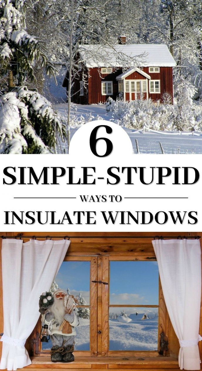 How to insulate windows for winter! Check out these really simple ways to insulate your windows to keep the cold weather out! CLICK to see 6 different ways you can save money this winter!