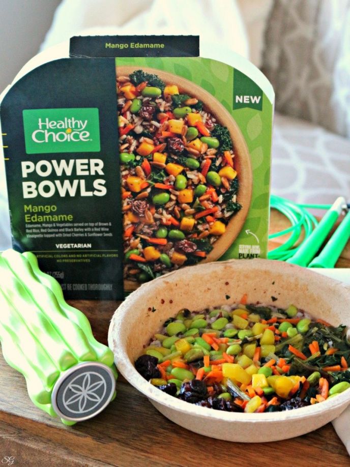 Crush Your Goals With Healthy Choice Power Bowls, Healthy Choice Mango Edamame Power Bowl - Protein Packed Vegetarian Bowl!
