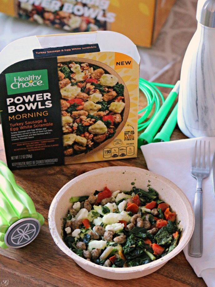Crush Your Goals With Healthy Choice Power Bowls, Healthy Choice Morning Power Bowls! Breakfast bowls packed with protein!