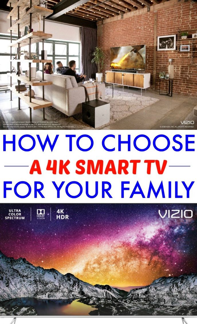How to choose a 4K Smart TV for your family. See what aspects of a 4K TV you should look at when picking out a new television!