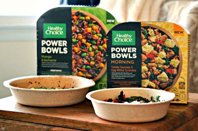Crush Your Goals With Healthy Choice Power Bowls, Healthy Choice Power Bowls. Plant based vegetarian bowls and morning protein bowls to help you reach health goals - new year's resolutions.