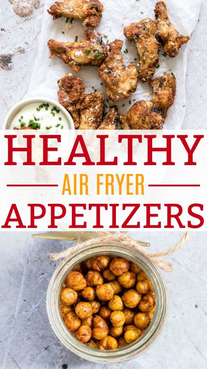 Healthy Air Fryer Appetizers - Stuffed Mushrooms & More!, Air Fryer Appetizer Recipes! Grab these healthy and better for you air fryer appetizer recipes for your next #tailgating party, gathering, or family dinner night! CLICK to check out these Air Fryer Recipes now! #airfryer #recipes #chicken #chickpeas #chickenwings #food #foodie #foods #cooking #fryer #foodrecipes #friedchicken #fried #yummy #nomnom #eat #appetizer #appetizerrecipes #superbowl #football #superbowlparty #partyideas #homegating #wings #chickenwings #party