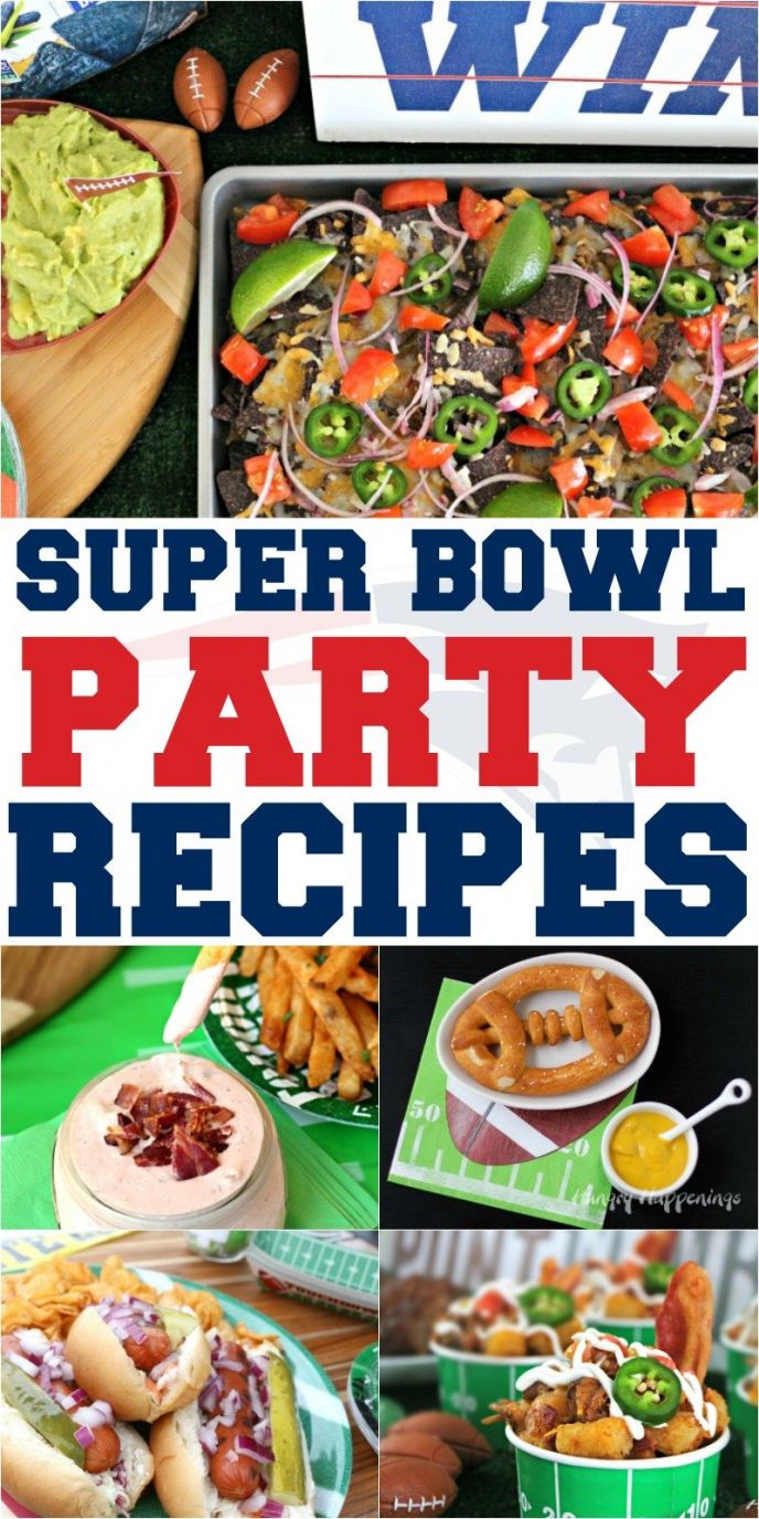 30 Super Bowl Snacks, Apps and Football Party Food!, Super Bowl Football Party Recipes! Tailgating, homegating, football Super Bowl party recipes for the game! Score a touchdown with your fans this year and make some of these delicious Super Bowl party foods! #superbowl #superbowlparty #party #partyfood #food #recipes #recipe #football #gameday #biggame #easyrecipes #delish #yum #nomnom