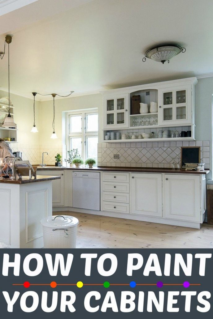 How to paint kitchen cabinets like a pro. This tutorial will walk you through painting kitchen cabinets white. Take your home from dark and outdated and give it a fresh new look!