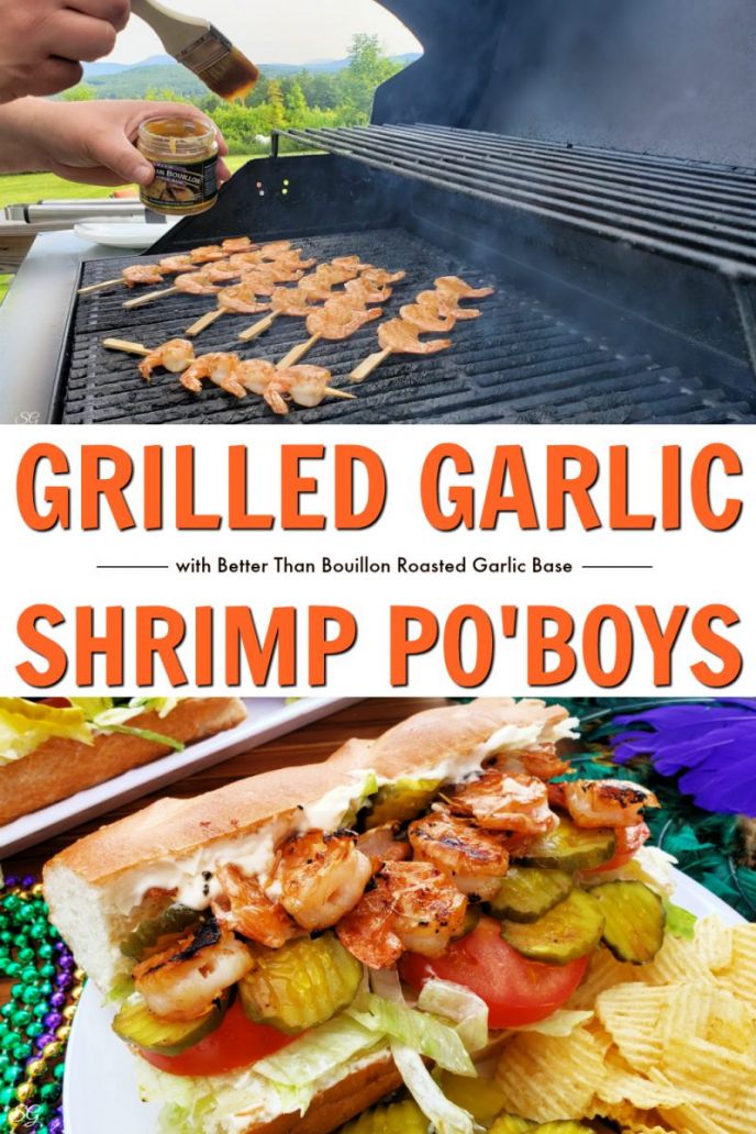 Garlic Grilled Shrimp Po Boys Recipe