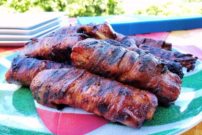 Bacon Wrapped Ribs On The Grill, Bacon Wrapped Ribs Recipe - Ribs Wrapped in Bacon and Cooked on The BBQ Grill Fast