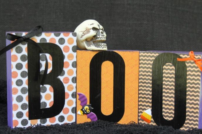 Halloween DIY Decoration - BOO Boxes, Making Halloween decorations - Boo Boxes