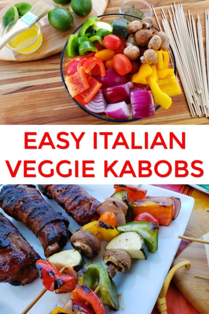 Italian Vegetable Kabobs Easy Italian Vegetable Kabobs Recipe