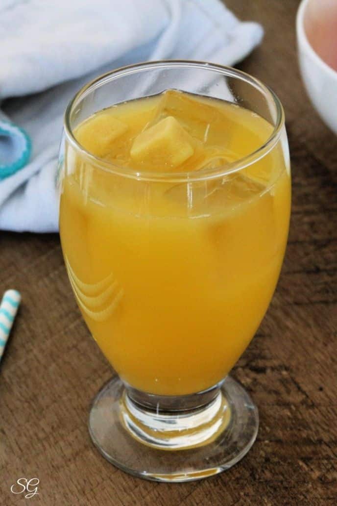 Pineapple Ginger Juice, Orange Pineapple Ginger Punch Recipe with Ice
