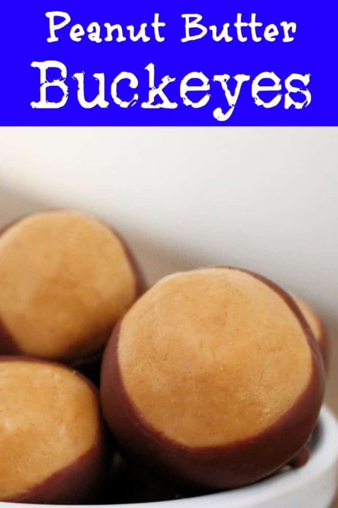 Peanut Butter Buckeyes, The Best Peanut Butter Buckeye Recipe