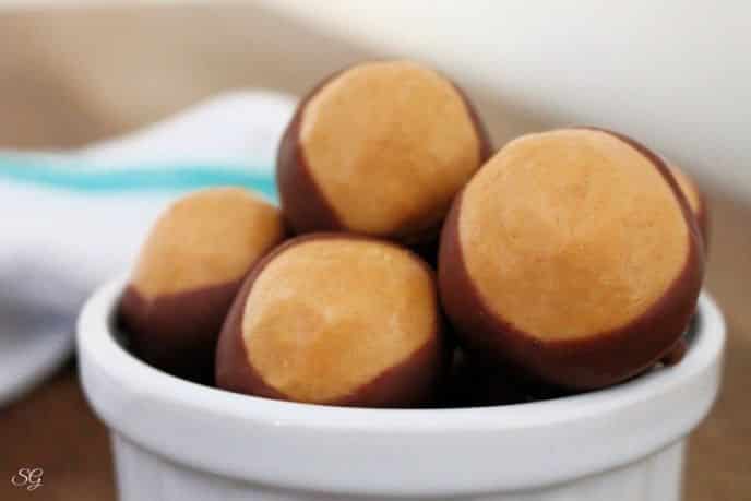 Peanut Butter Buckeyes, The Best Skippy Chocolate Peanut Butter Balls Buckeye Recipe
