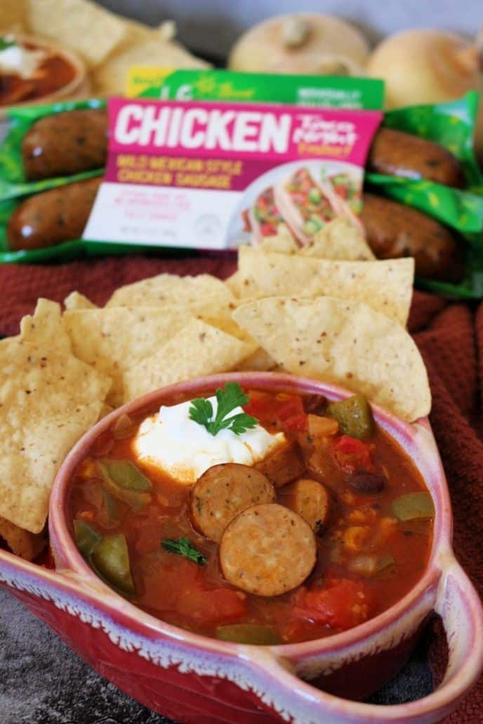Chicken Taco Soup, al fresco makes chicken in any dish easier and faster