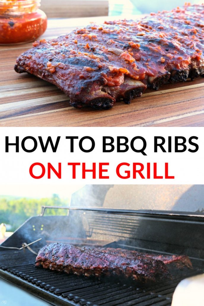 How to make BBQ ribs on the grill. Instructions for gas and charcoal grills.