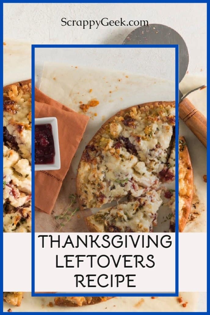 Thanksgiving leftovers recipe turkey pizza