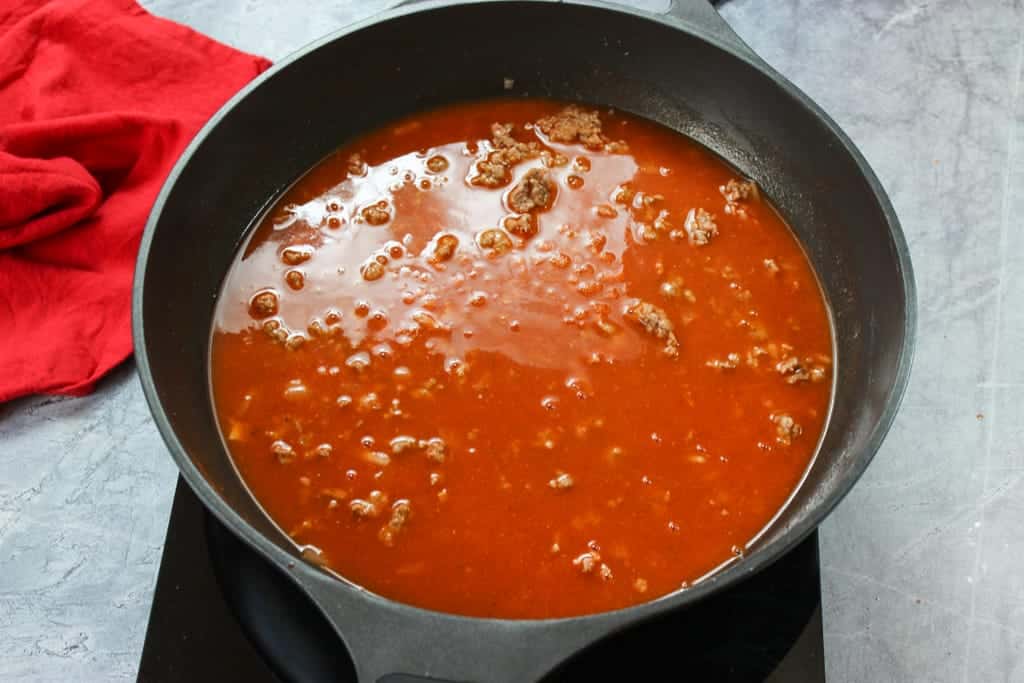 Cheeseburger Casserole Recipe Step thee