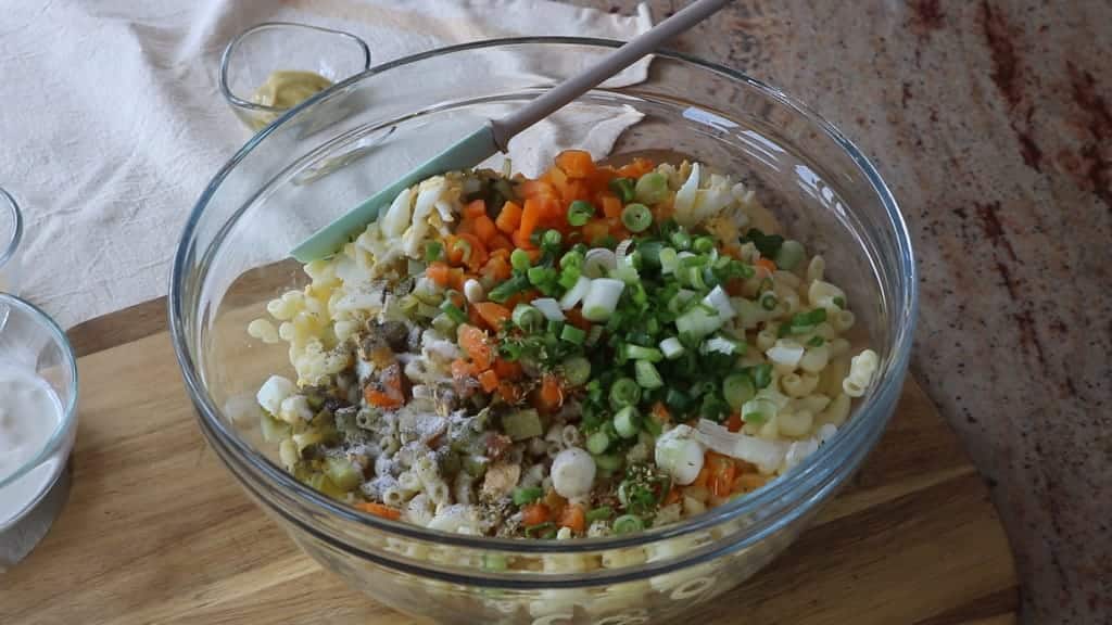 Macaroni Salad Ingredients