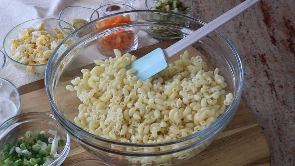 Macaroni Salad process
