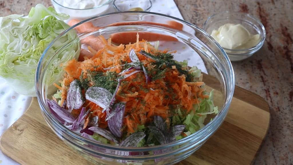 coleslaw mixed vegetables