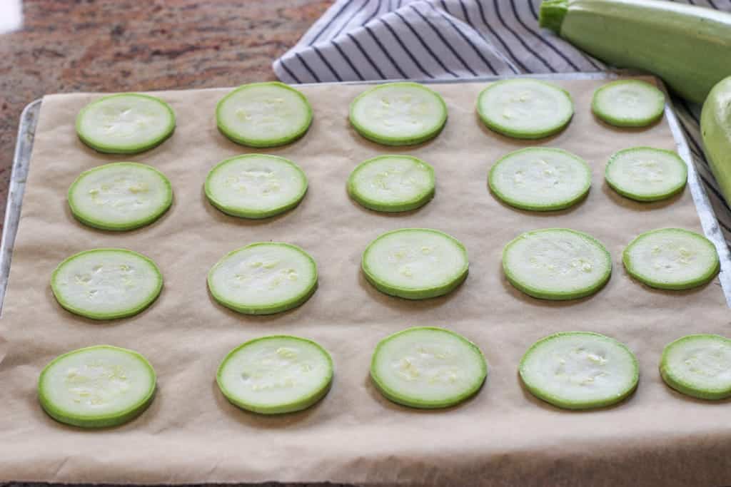 fresh Oven-roasted Zucchini