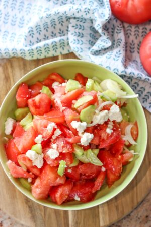 fresh tomato salad poster