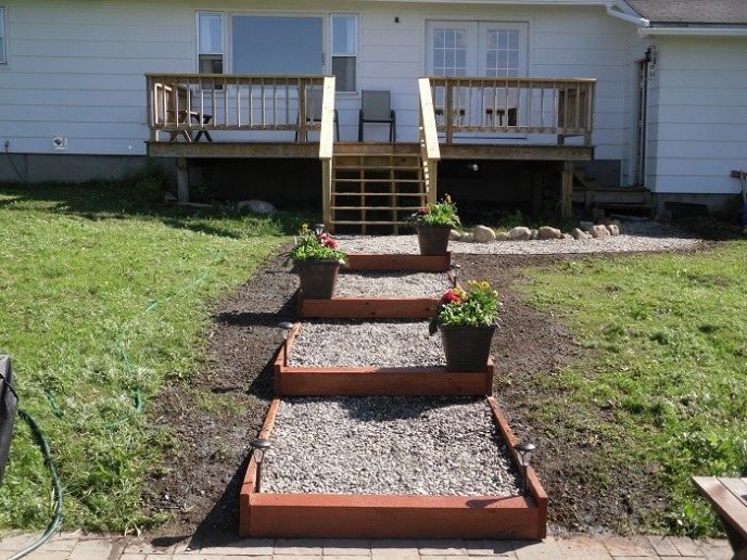 How To Build Steps On A Slope, How To Build Simple Patio Steps